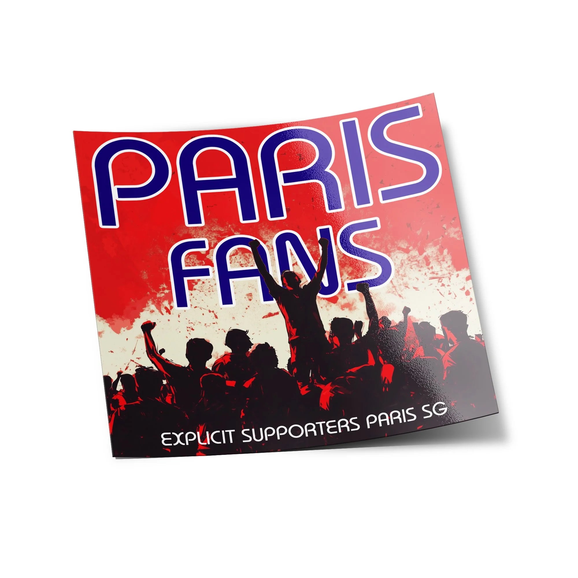 Sticker Vinyle Supporters PSG – Autocollant Ultras Paris SG Virage Auteuil – Waterproof & Résistant UV