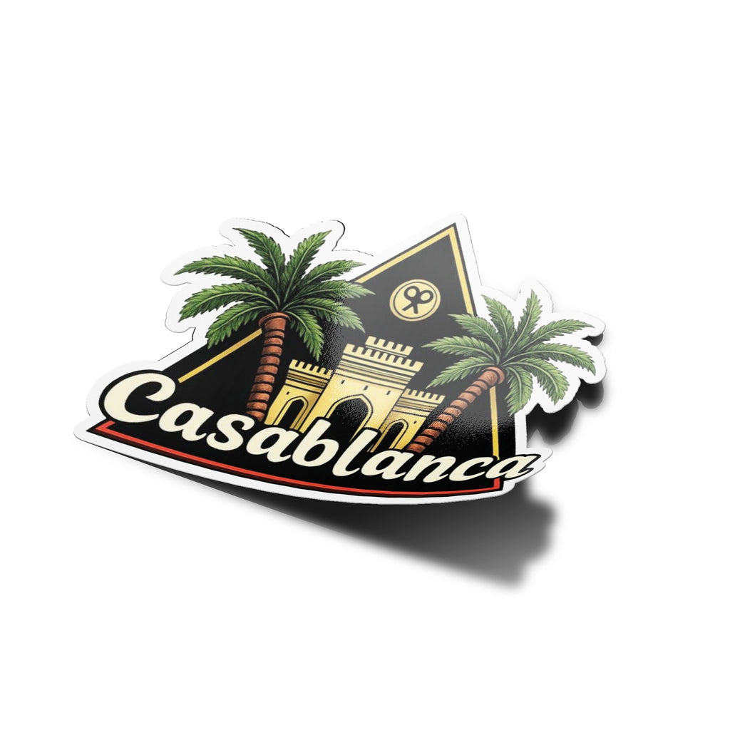 Sticker Casablanca – Illustration Vintage en Vinyle Premium