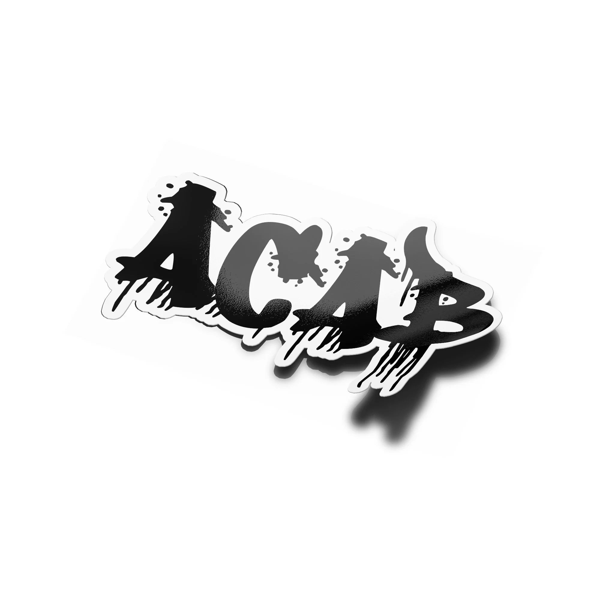 Sticker Vinyle ACAB "Dripping" Police - Graffiti Street Art - Haute Résistance