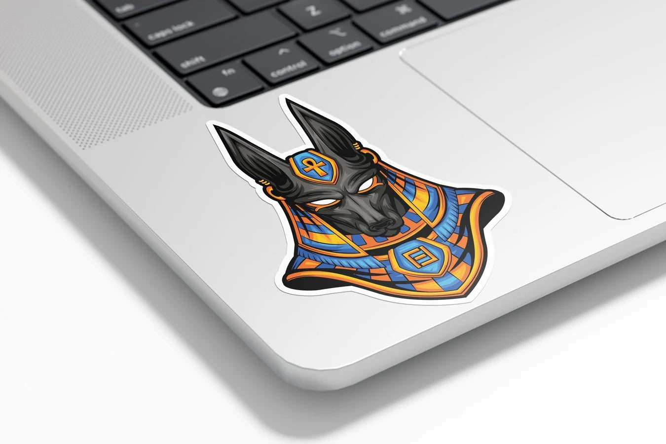 Sticker Vinyle Anubis – Dieu Égyptien Haute Résistance (Eau & UV)