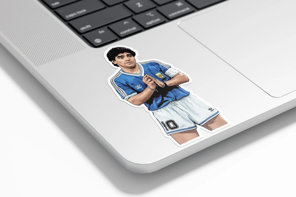 Sticker Vinyle Légende Football Argentine Napoli Diego Numéro 10 Dios