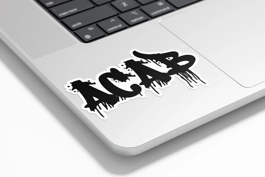 Sticker Vinyle ACAB "Dripping" Police - Graffiti Street Art - Haute Résistance