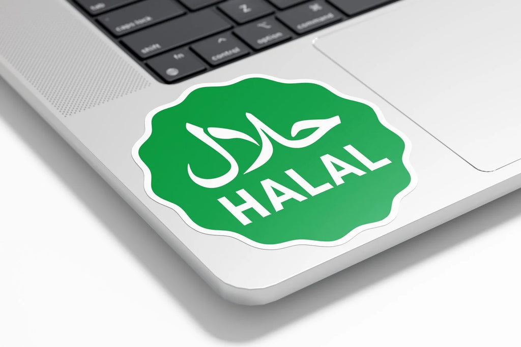 Sticker Vinyle Halal — Signalétique Professionnelle Vitrine & Snack
