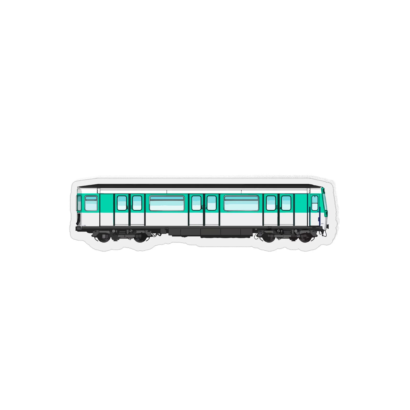 Stickers Vinyle Metro Paris Rame RATP Graffiti a personnaliser