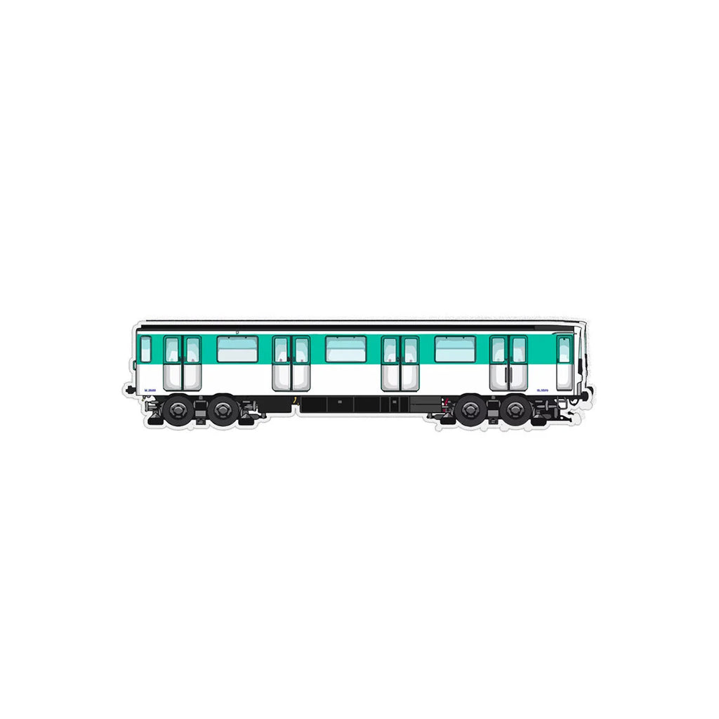 Stickers Vinyle Metro Paris Rame a roues RATP Graffiti a personnaliser