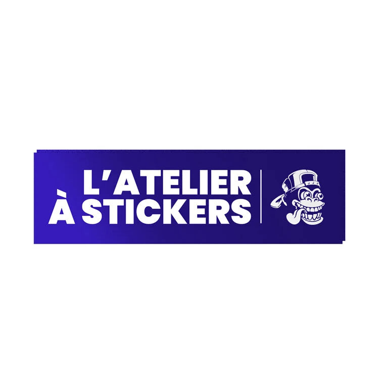 Stickers rectangulaires personnalisés en vinyle haute résistance
