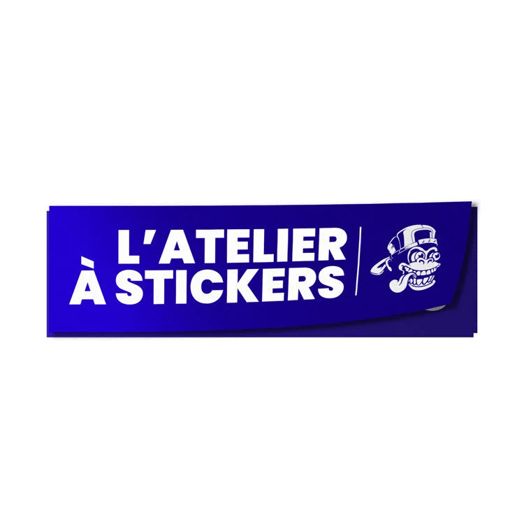 Stickers rectangulaires personnalisés en vinyle haute résistance