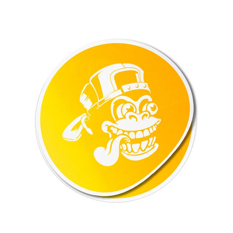 Stickers ronds personnalisés en vinyle haute résistance