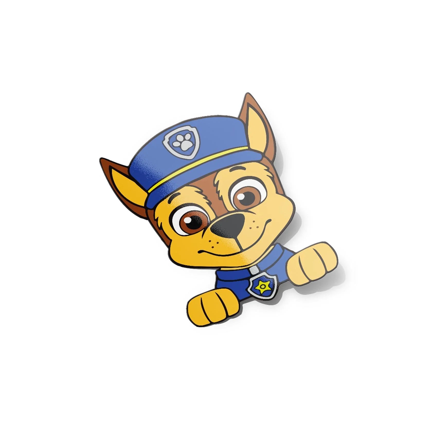 Stickers Chase Pat Patrouille chien policier decoupé à la forme