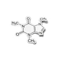Sticker Vinyle Formule Chimique de la Caféine - Étanche et Résistant UV - Cadeau Original pour Scientifiques
