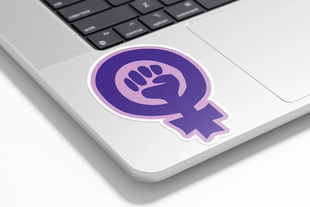 Sticker vinyle féministe Femen - Logo militant - Résistant à l’eau et aux UV - Découpe à la forme