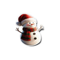 Sticker Bonhomme de Neige "Joyeux Hiver" – Vinyle Haute Résistance