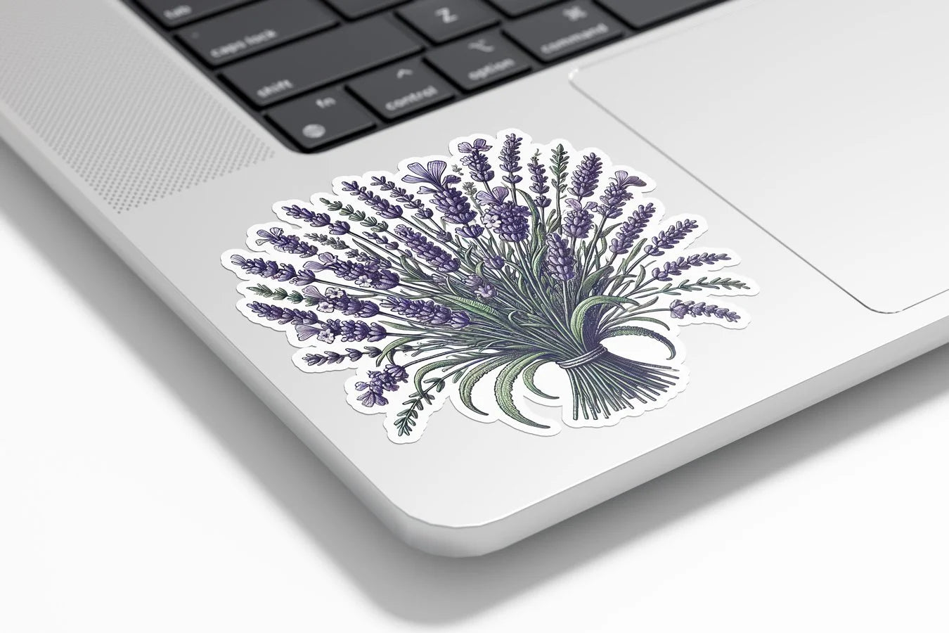 Sticker Vinyle Bouquet de Lavande - Plante de Provence - Résistant Eau et UV - Découpe à la Forme