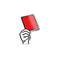 Sticker Carton Rouge – Autocollant vinyle premium découpé à la forme, résistant à l’eau et aux UV | Sport, humour, red c