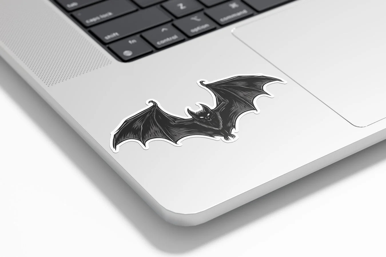 Sticker chauve-souris noire en vol – Autocollant vinyle résistant à l’eau et aux UV – Découpe à la forme