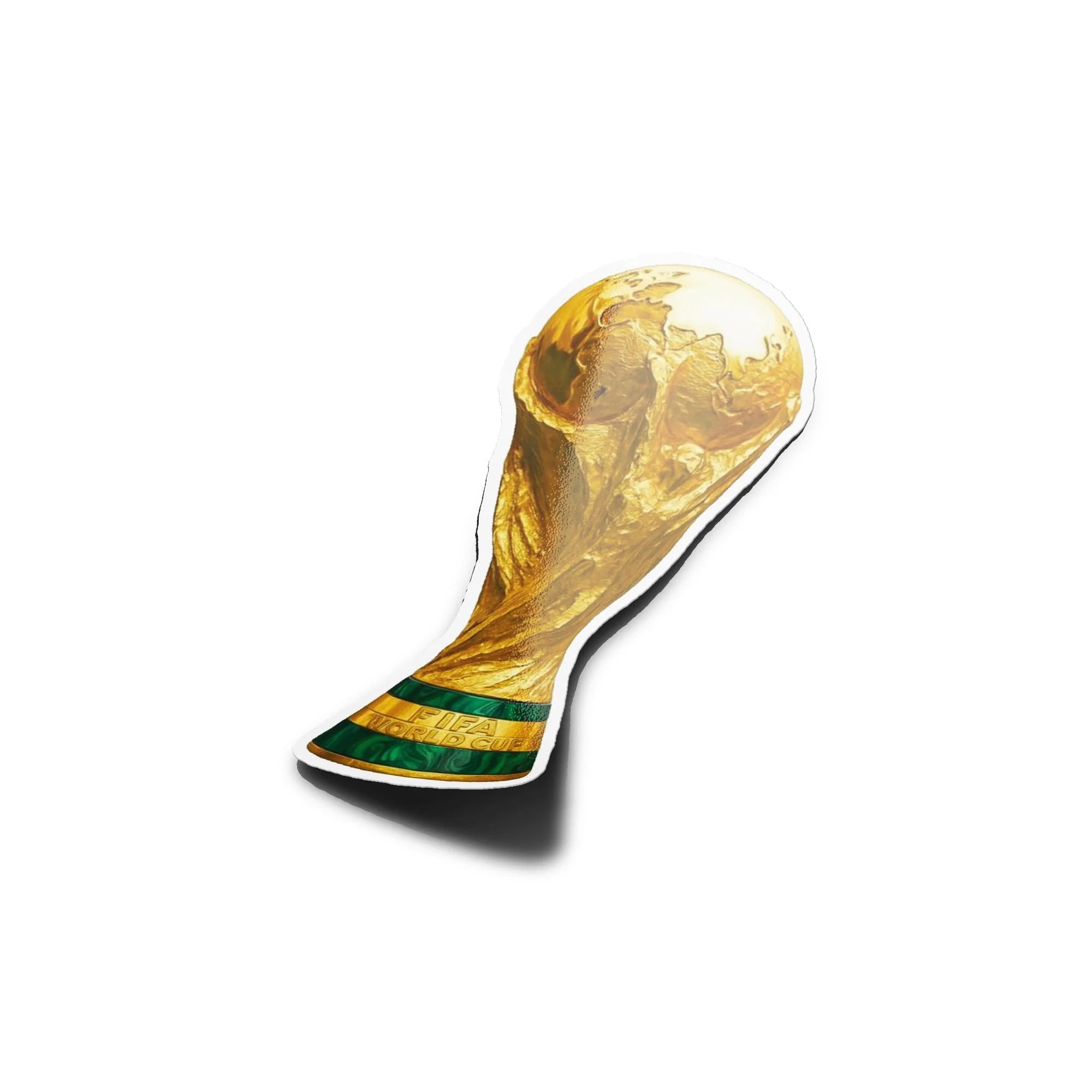 Sticker Vinyle "Trophée de la Victoire" Coupe du monde football – Finition Or Brillant