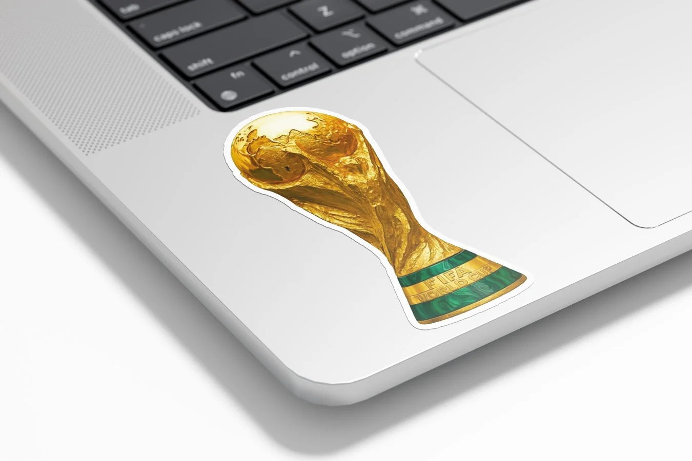 Sticker Vinyle "Trophée de la Victoire" Coupe du monde football – Finition Or Brillant