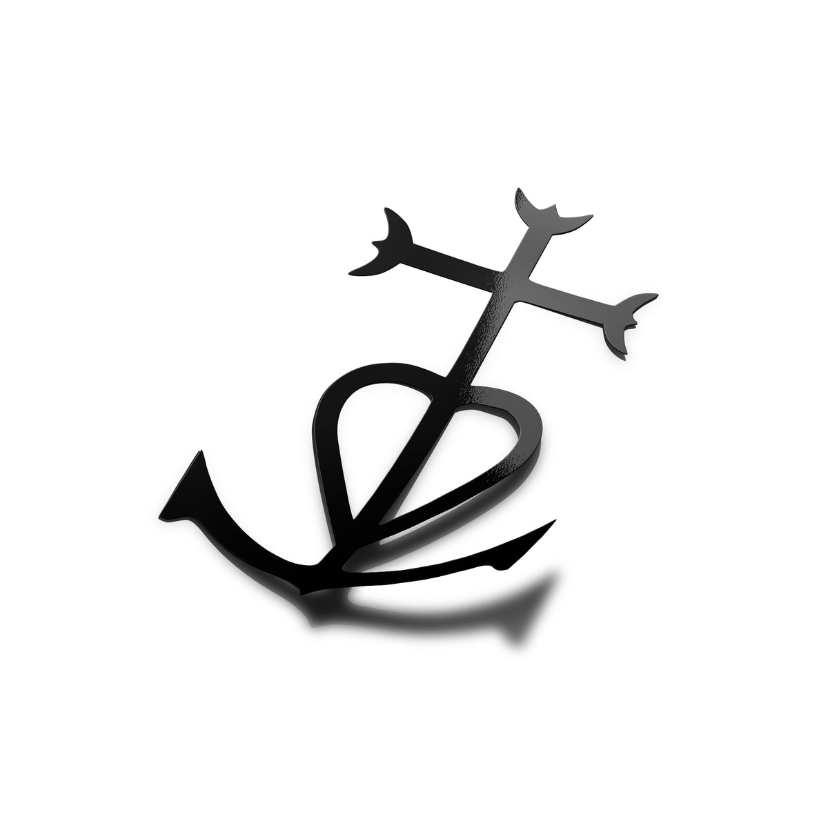 Sticker Croix de Camargue en Vinyle – Autocollant Résistant Eau & UV