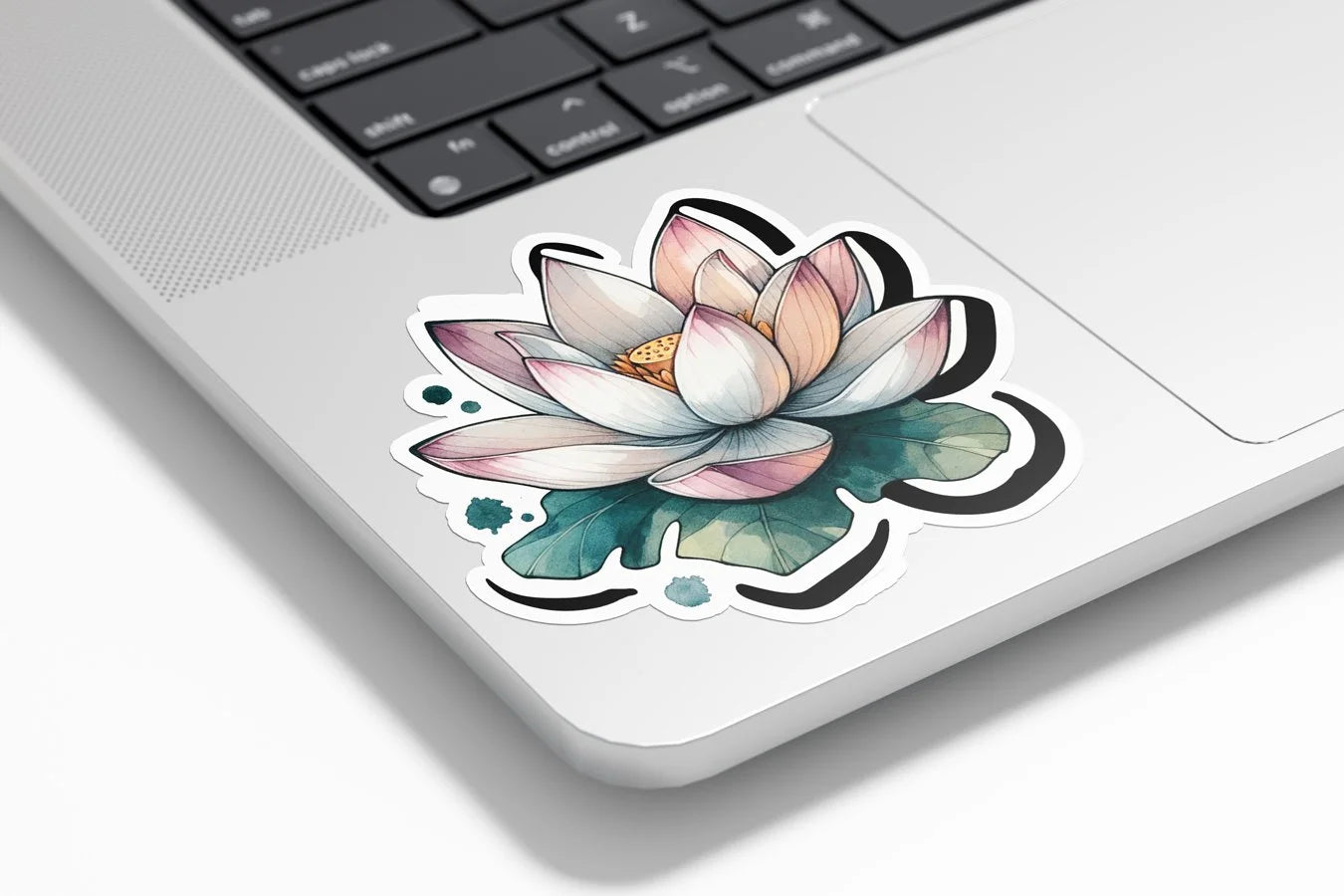 Sticker Vinyle Fleur de Lotus - Décoration Spirituelle et Zen Résistante à l'Eau et aux UV