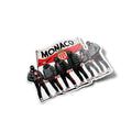 Sticker Vinyle Ultras AS Monaco - Étanche et Résistant aux UV - Découpe à la Forme - Supporters