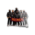 Sticker Vinyle Ultras AS Roma - Supporters Hooligans Résistant à l'Eau et aux UV