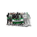 Sticker Vinyle Supporters Ultras AS Saint-Etienne - Fans Football Green , Kop Nord Sud