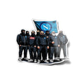 Sticker Vinyle Ultras Napoli - Supporters Résistant à l'Eau et aux UV - Décoration Foot