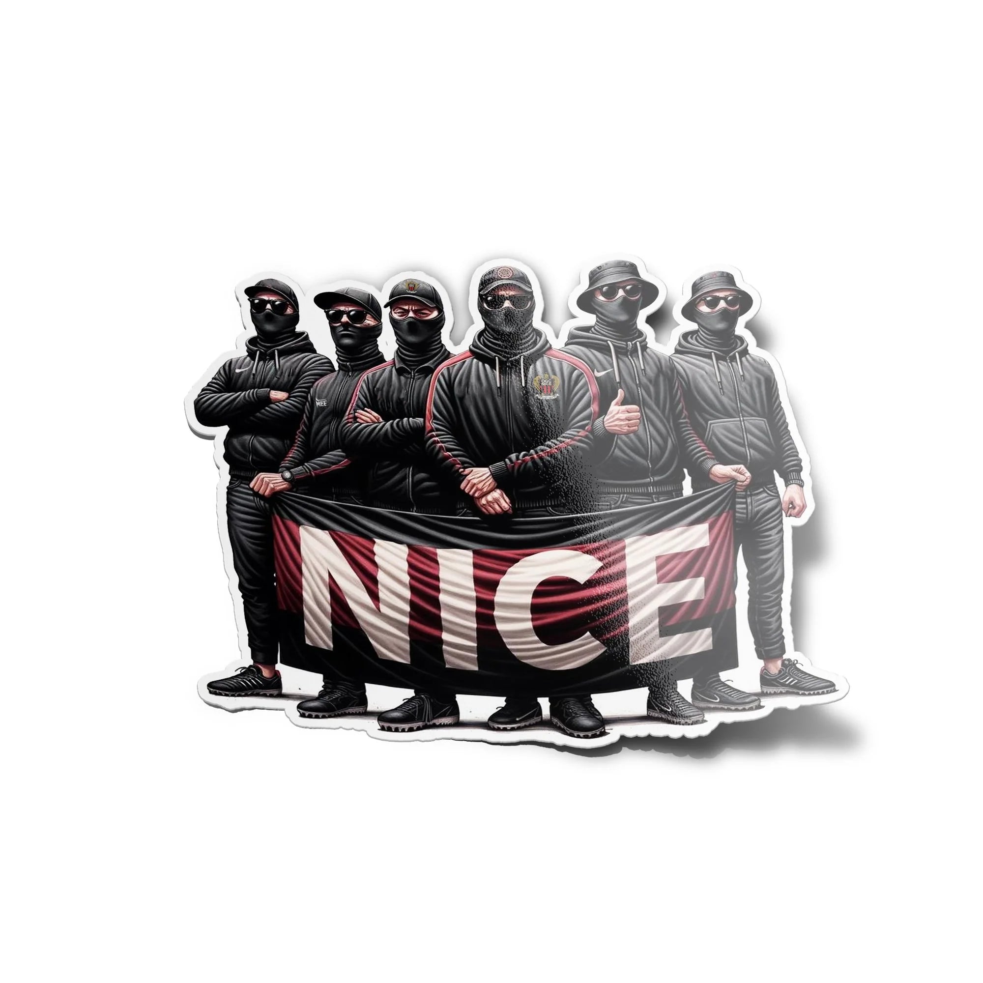 Sticker Ultras Nice Supporters fans football populaire