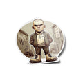 Sticker Skinhead 'Guardian de la Rue' - Autocollant Vinyle Premium Étanche & UV