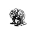 Sticker 'Spirit of 69' - Skinhead Sharp, Anti-Racisme, Trojan Ska Soul culture Résistant Assis