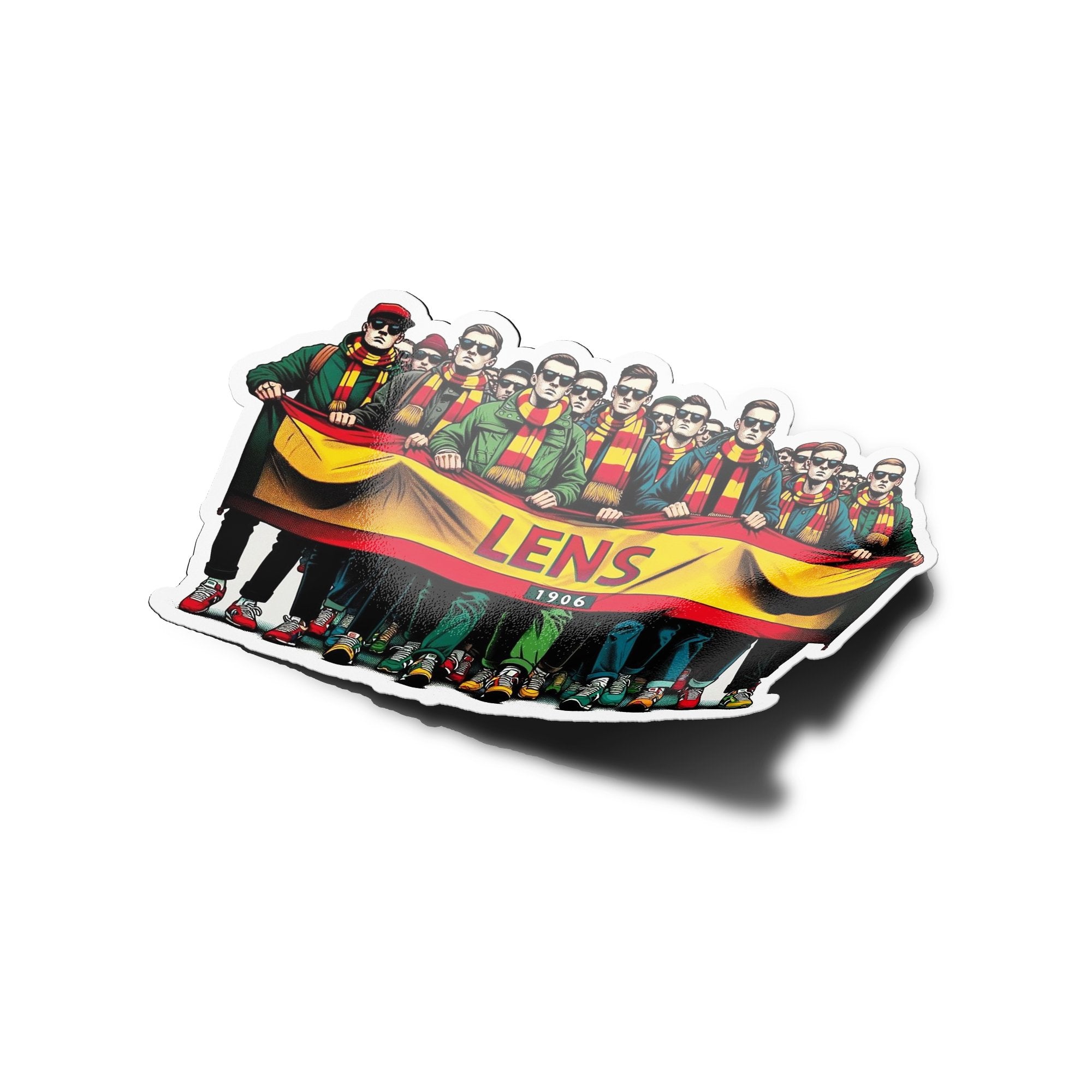 Sticker Ultras Lens 1906 Bâche Supporters Fans - Vinyle Résistant et Durable