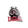 Sticker ultras fans Bouledogue LOSC - Supporter Lille dogues , Vinyle Résistant Eau & UV