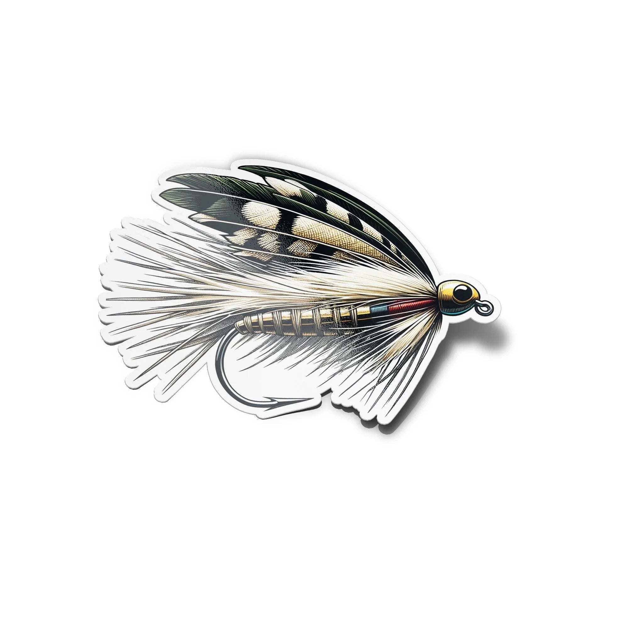 Autocollant Pêche à la Mouche - Leurre Premium Résistant aux Éléments