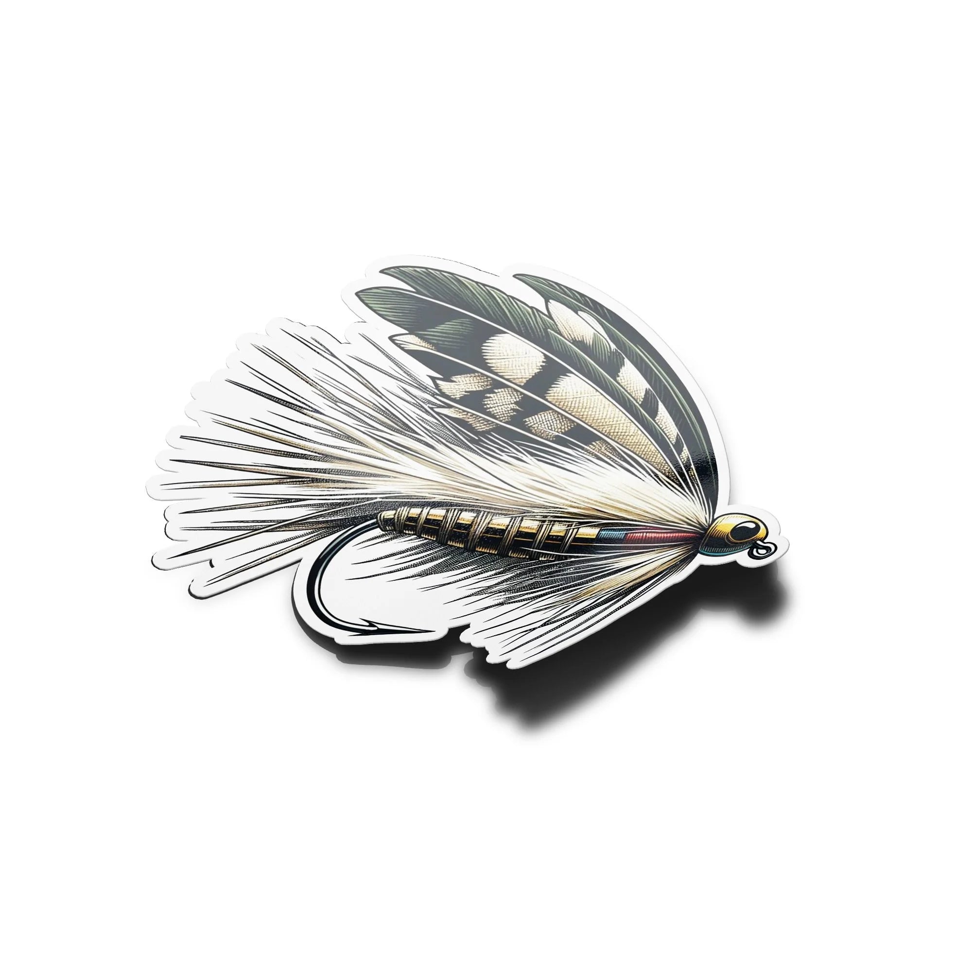Autocollant Pêche à la Mouche - Leurre Premium Résistant aux Éléments