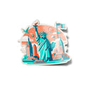 Sticker Vinyle New York Vintage – Résistant Eau/UV – Idéal pour les Amoureux de la Ville