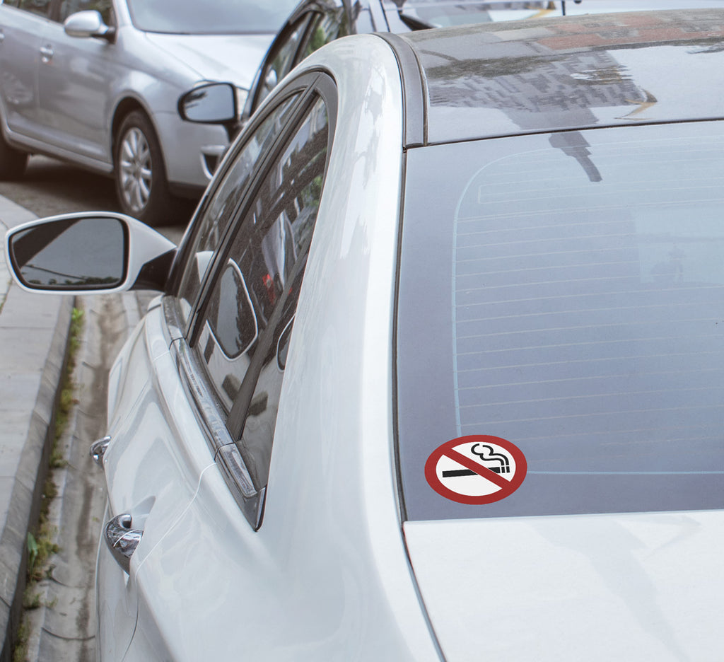 Sticker Interdit de Fumer – Vinyle Premium Résistant Eau & UV