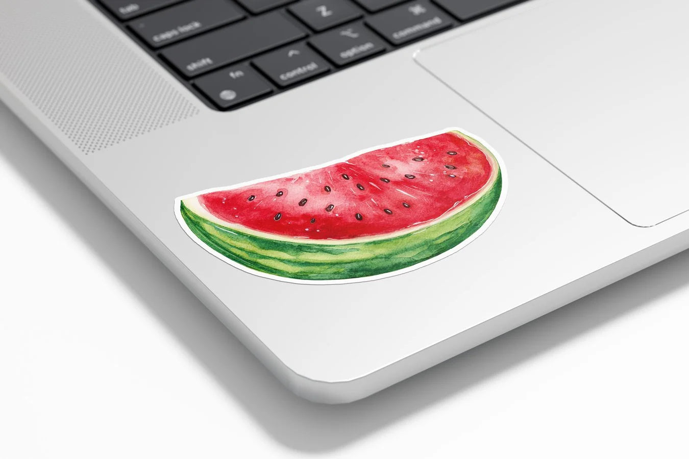 Sticker pastèque aquarelle – Autocollant fruit juteux d'été en vinyle – Résistant eau & UV – Déco gourmande