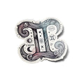 Sticker Vinyle Gémeaux - Signe Astrologique - Découpe à la Forme - Résistant Eau et UV - Design Mystique