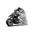 Sticker Harley Jiu Jitsu Squelette Moto - Design Aggressif Kimono, Vinyle Résistant UV et Eau