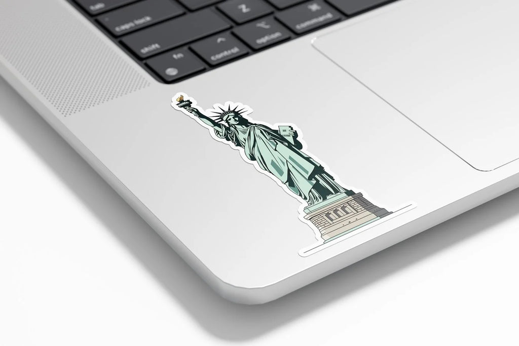 Sticker Statue de la Liberté – Autocollant Vinyle Premium | Résistant à l’eau et aux UV | Symbole de New York USA – Déco