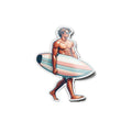 Sticker Édition Surfeur - Vinyle Haute Résistance Eau & UV, Style Plage et Aventure