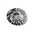Sticker Vinyle "Tell Your Friends You Love Them" - Motifs Nature et Montagnes, Résistant Eau et UV