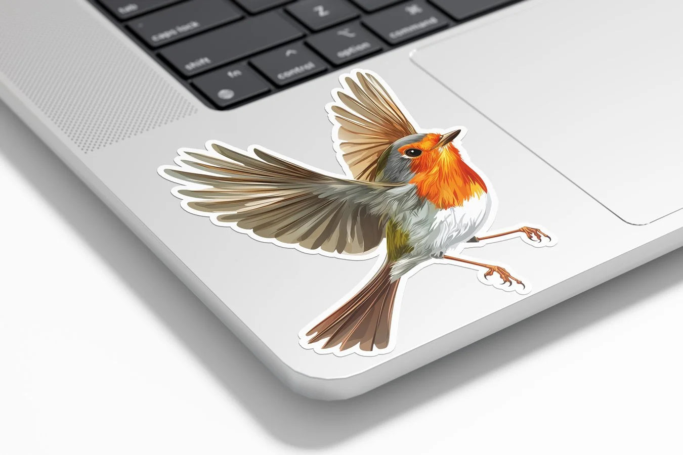 Sticker Vinyle Rouge-Gorge – Autocollant Oiseau Décoratif – Waterproof & Résistant UV – Nature & Faune