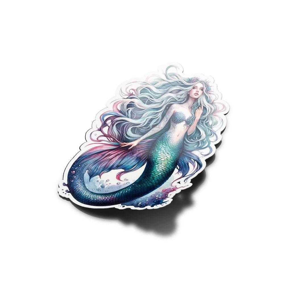 Sticker Sirène Envoûtante Féérique – Vinyle Premium, Résistance Eau/UV – Décor Mythique