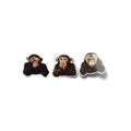 Pack de 3 Stickers Vinyle "Les Trois Singes de la Sagesse" – Emoji Singe | Autocollants Résistants à l’Eau et UV