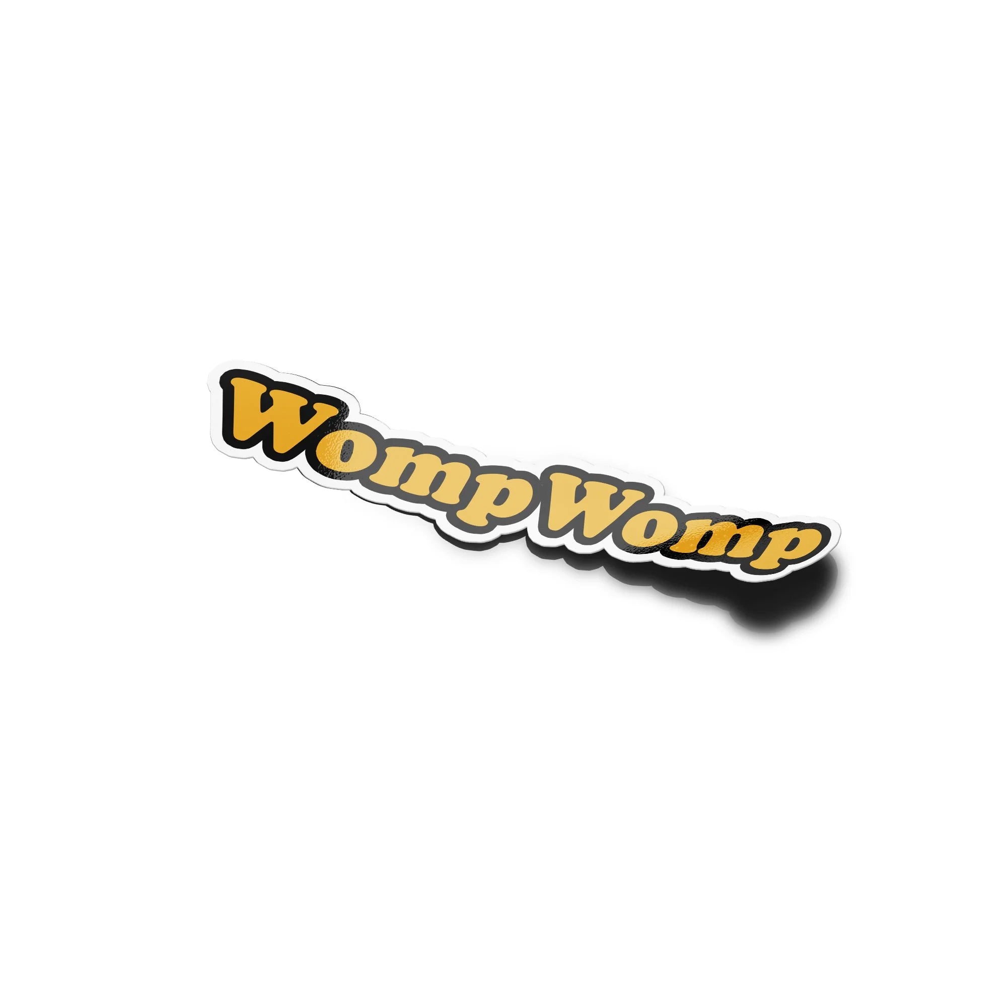Sticker vinyle Womp Womp sarcastique et drôle | Autocollant résistant eau et UV | Découpe à la forme