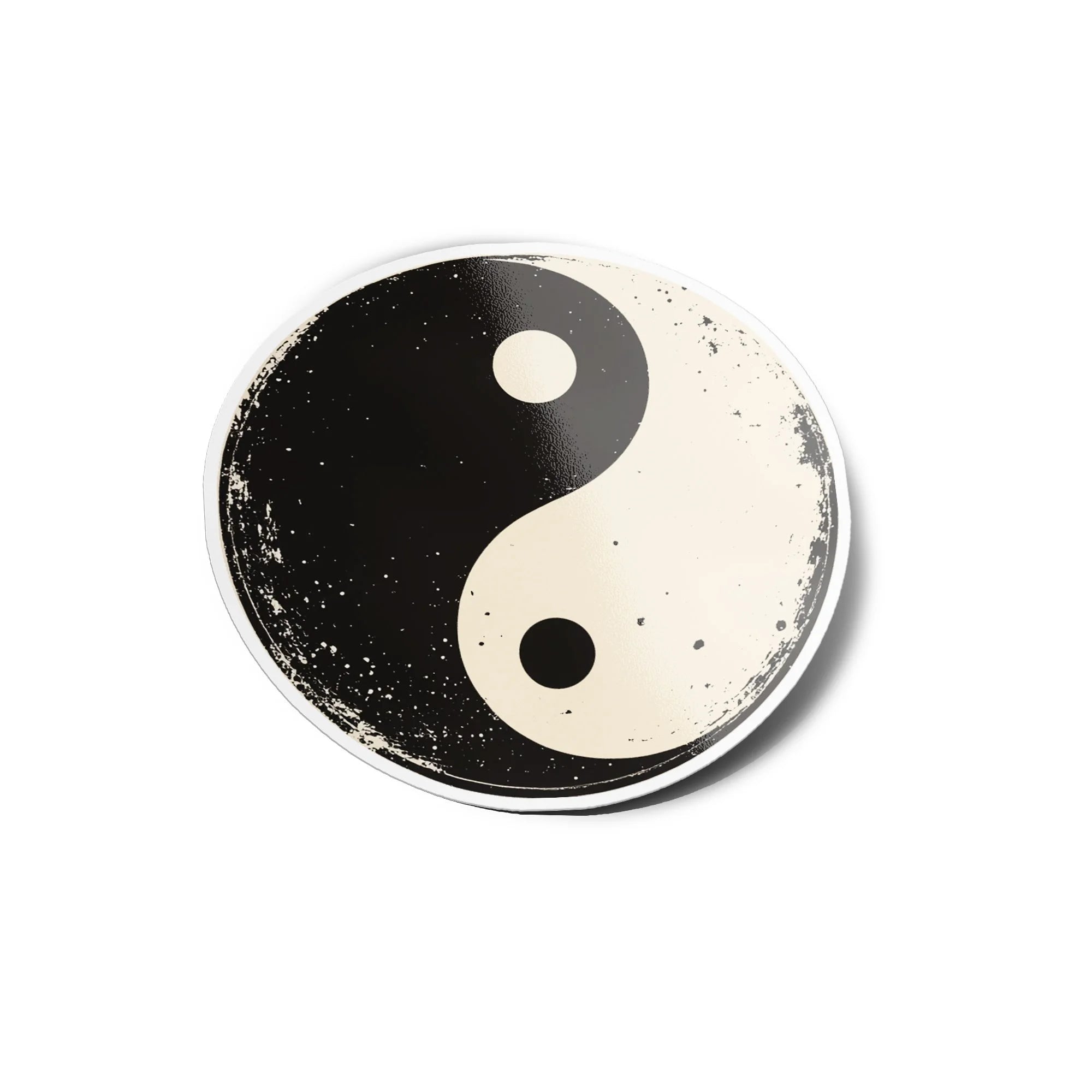 Sticker Vinyle Yin Yang – Autocollant Zen & Équilibre Énergétique – Waterproof & Résistant UV