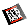 Sticker Vinyle FCK ELN MSK | Message Sarcastique & Protestataire | Autocollant Étanche et Résistant aux UV