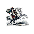 Sticker vinyle Napoléon Bonaparte sur son cheval – Histoire de France – Autocollant résistant eau & UV