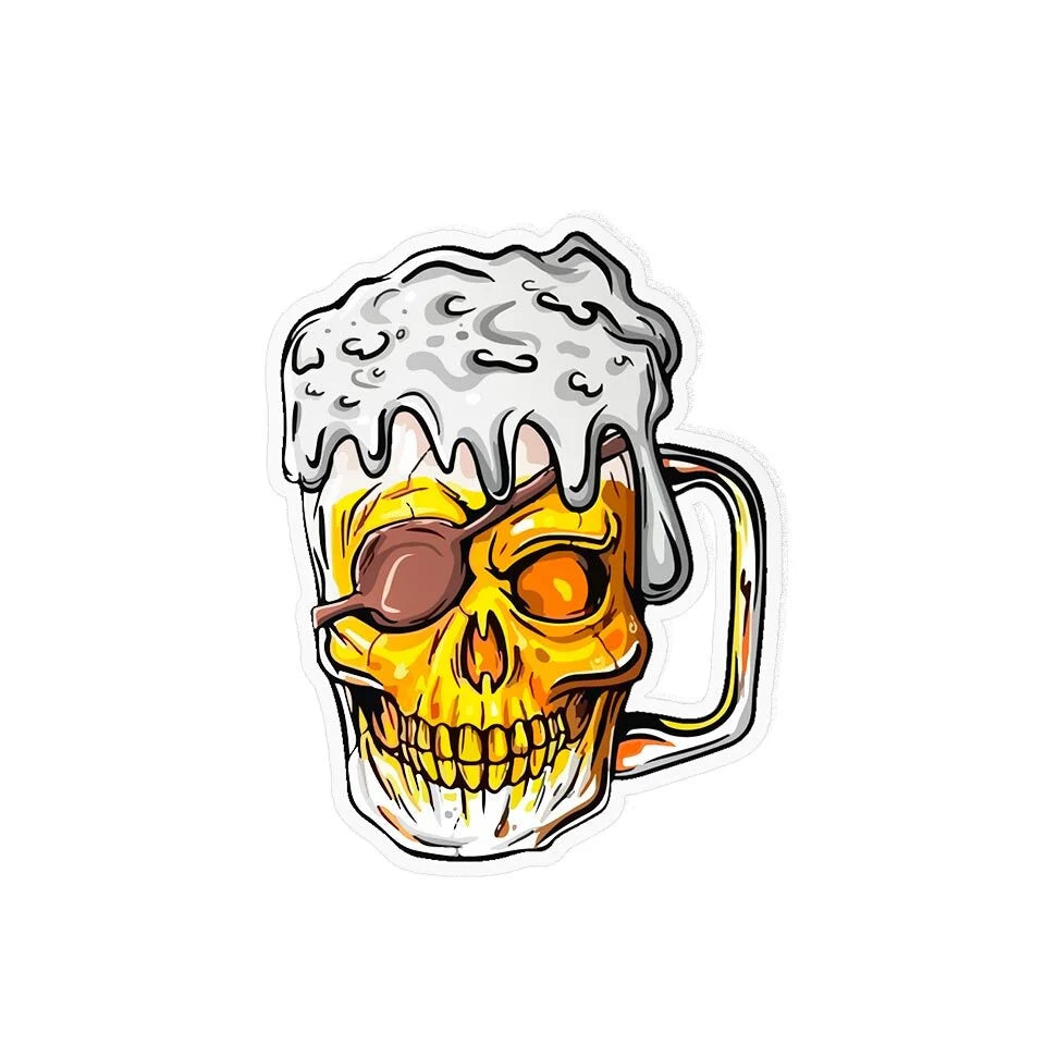 Biere tete de mort illustration